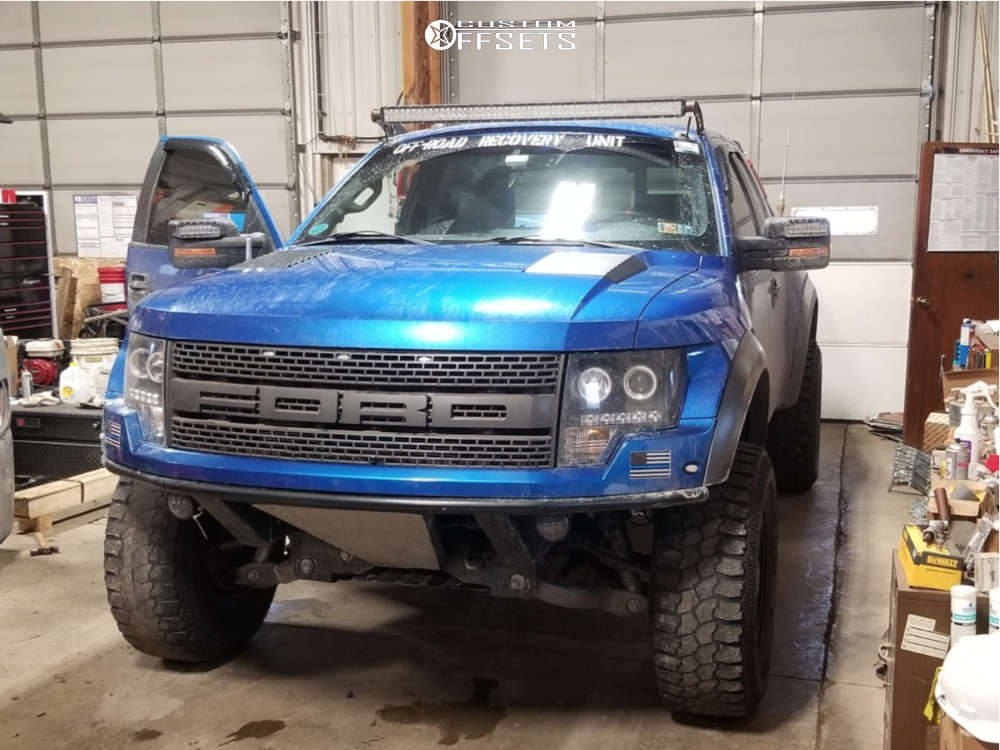 2012 Ford Raptor with 17x9 -12 Anthem Off-Road Aviator and 37/12.5R17 ...