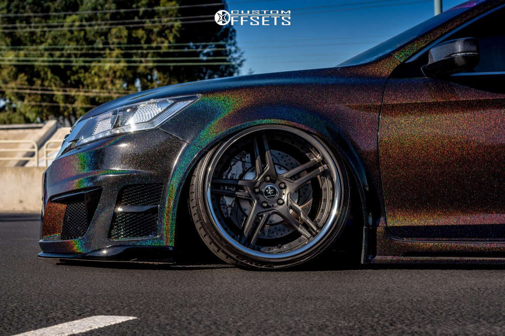 2013 Honda Accord with 20x11 22 Work Durandal DD5.2 and 275/30R20 Toyo Tires Proxes T1r and Air