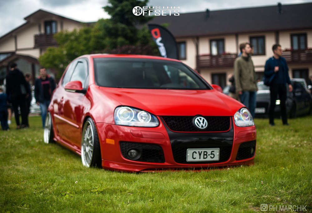 2007 Volkswagen GTI with 18x8 35 BBS Lm and 205/35R18 Nankang NS-20 and ...