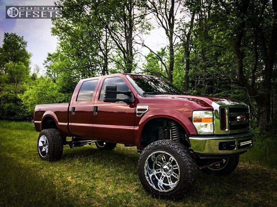 2008 Ford F-250 Super Duty Wheel Offset Suspension Lift 9