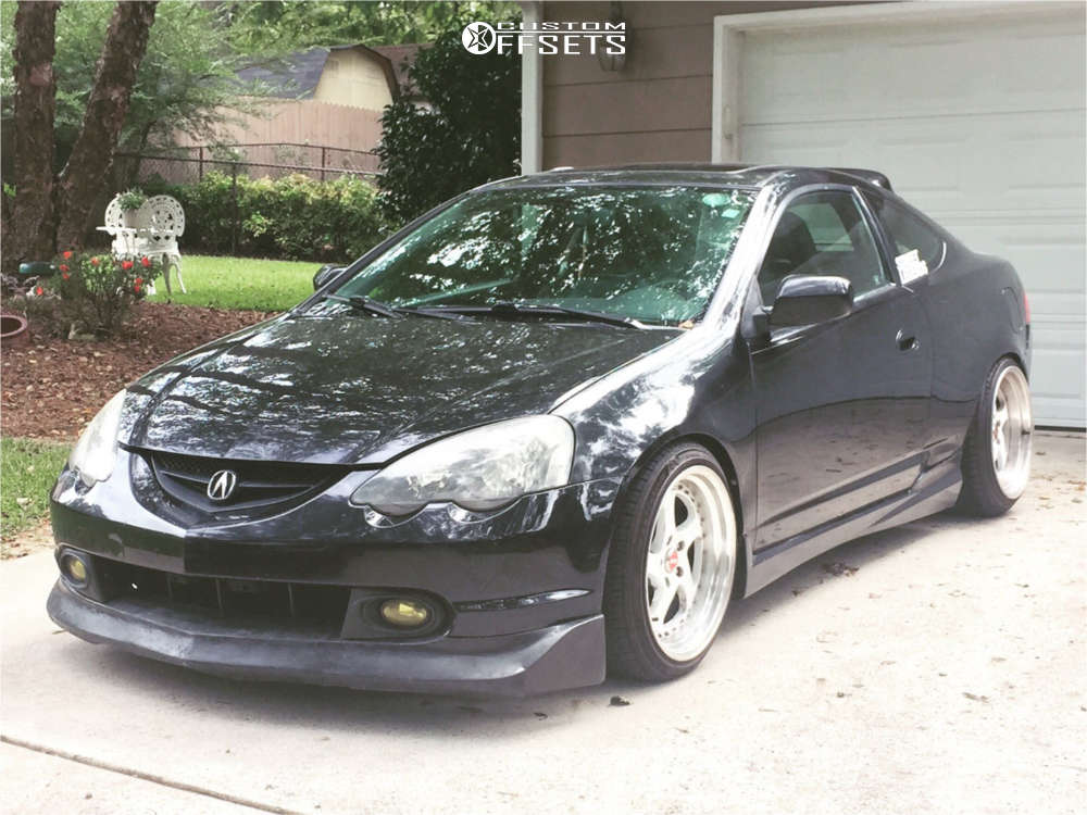 2002 Acura RSX Wheel Offset Flush Coilovers 610550 Custom Offsets