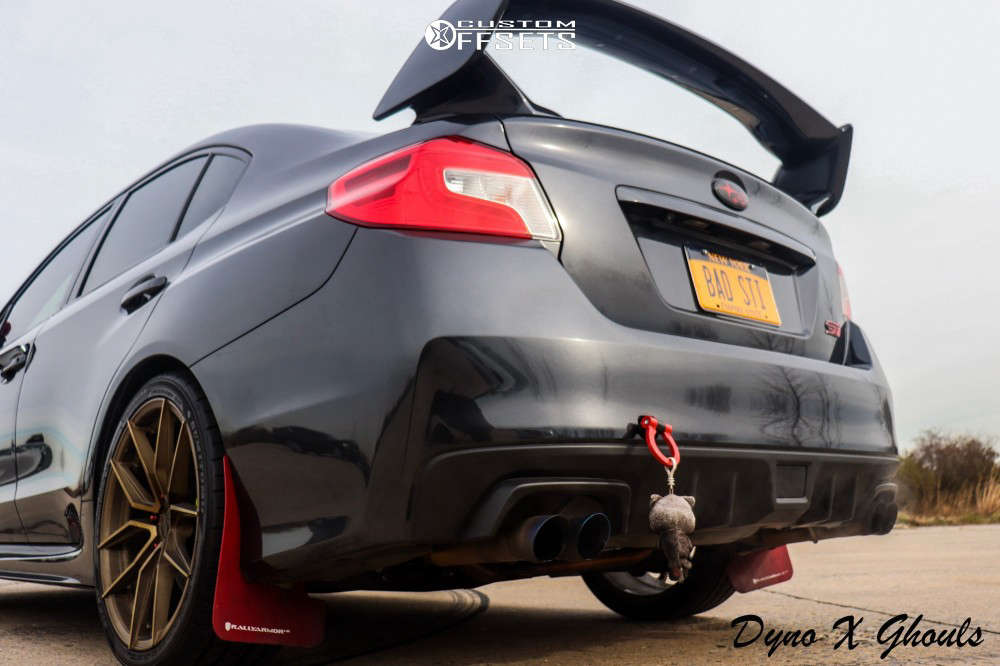 2018 Subaru WRX STI with 19x8.5 40 XXR 559 and 245/40R19 Nankang