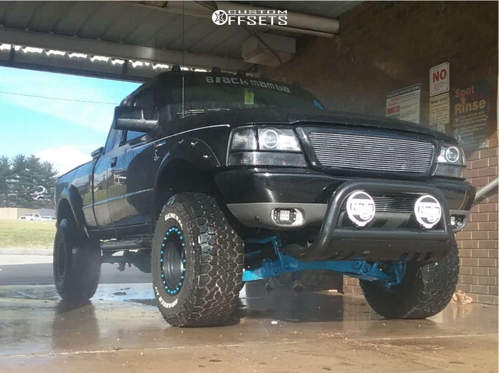 2000 Ford Ranger with 15x10 -45 Mickey Thompson Classic Baja Lock and ...