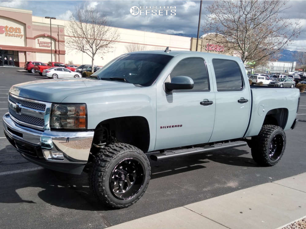 2012 Chevrolet Silverado 1500 with 20x12 -44 Fuel Vortex and 33/12.5R20 ...