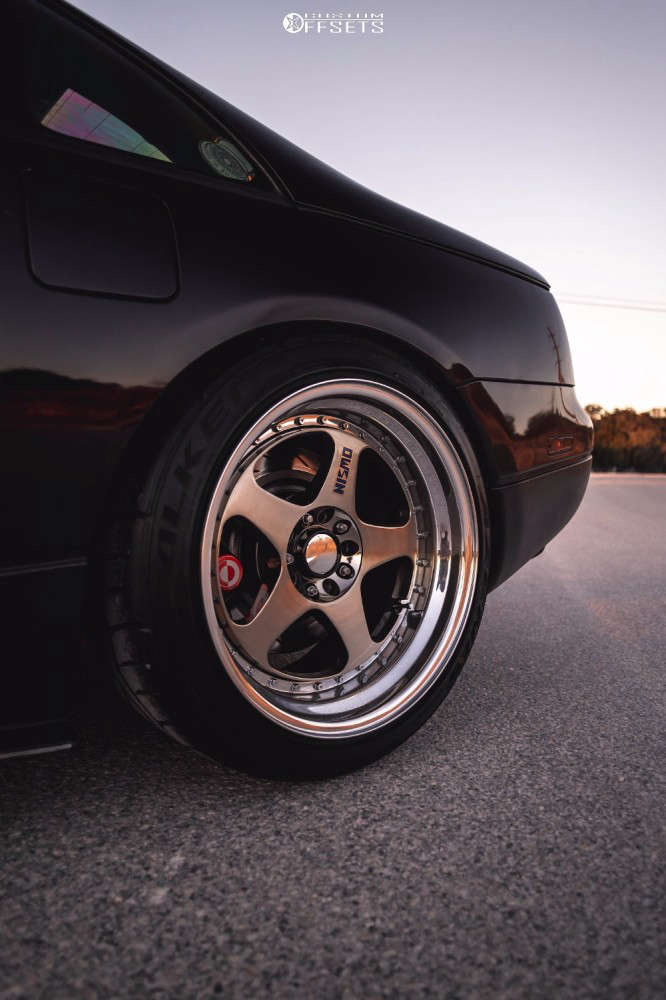 1996 Nissan 300ZX with 18x9.5 19 Rays Engineering LMGT2 and 245