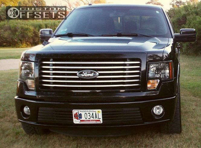 2011 Ford F-150 with 22x9.5 38 KMC Slide and 275/45R22 Nitto NT420V and ...