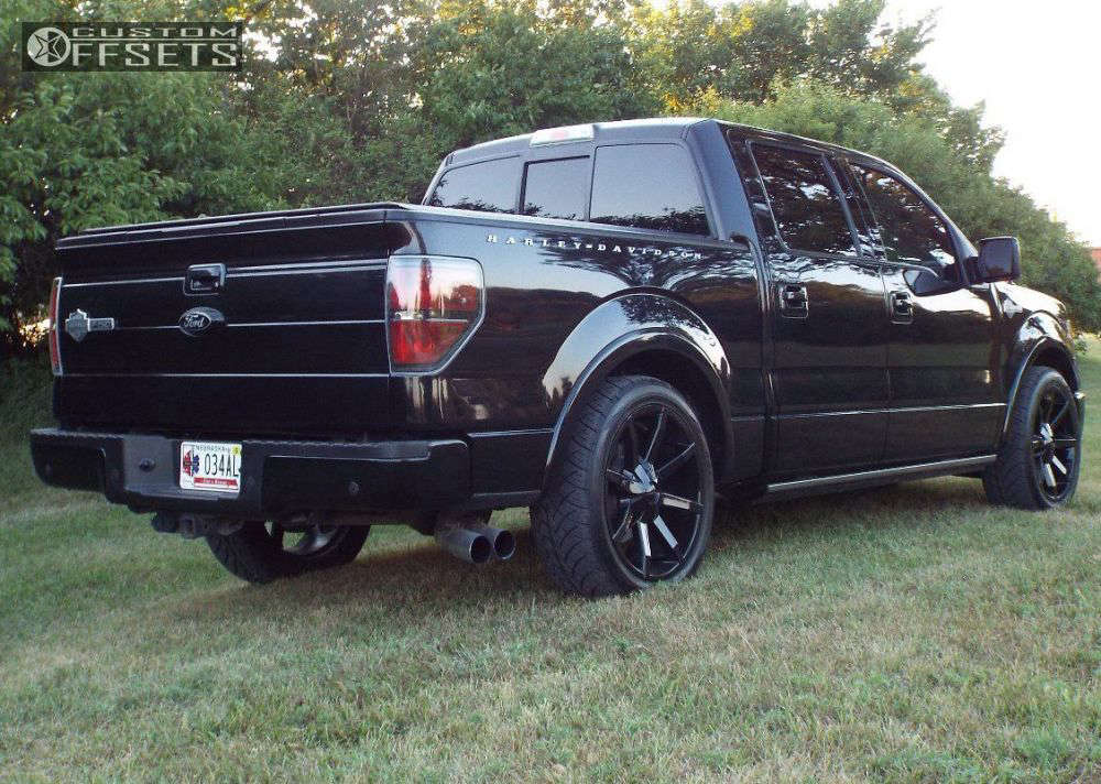 2011 Ford F-150 with 22x9.5 38 KMC Slide and 275/45R22 Nitto NT420V and ...