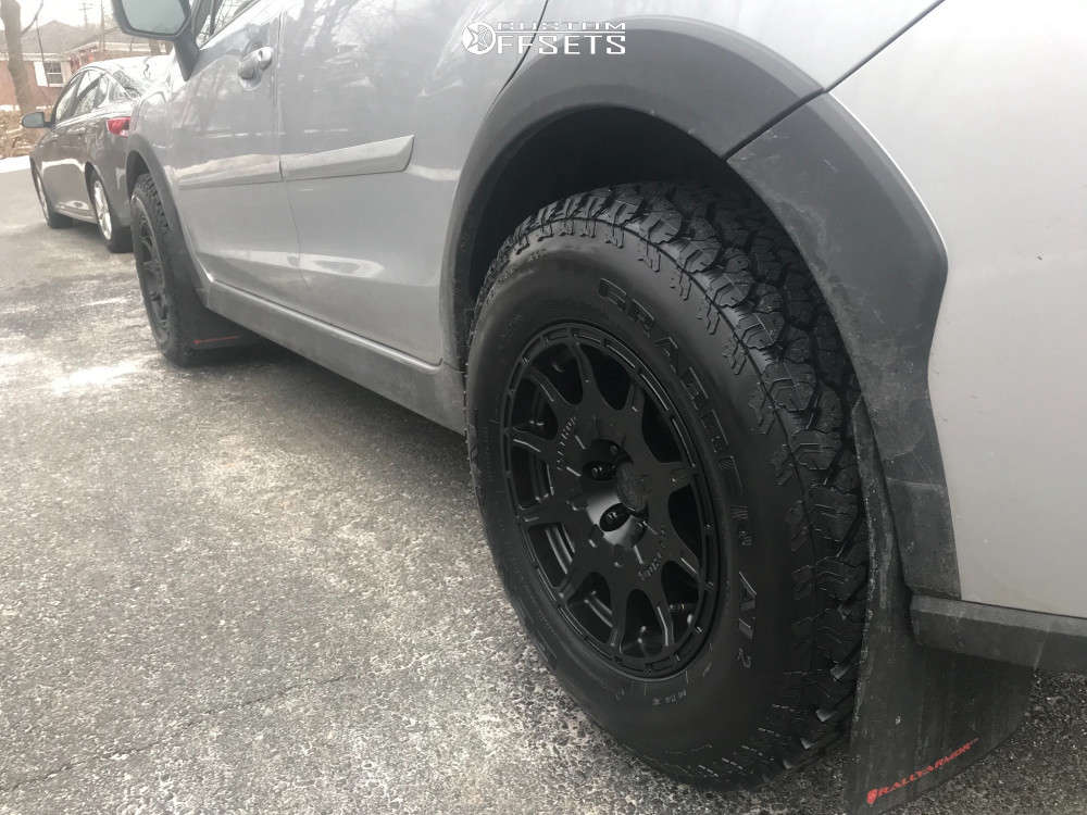 2015 Subaru XV Crosstrek with 15x7 15 Method MR502 and 215/75R15 ...