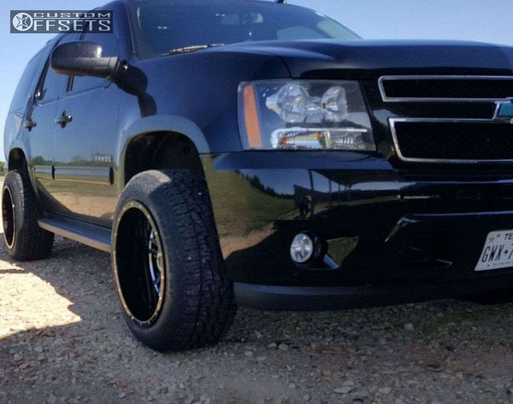 2011 Chevrolet Tahoe with 20x12 -51 Vision Rage and 275/55R20 Nexen ...
