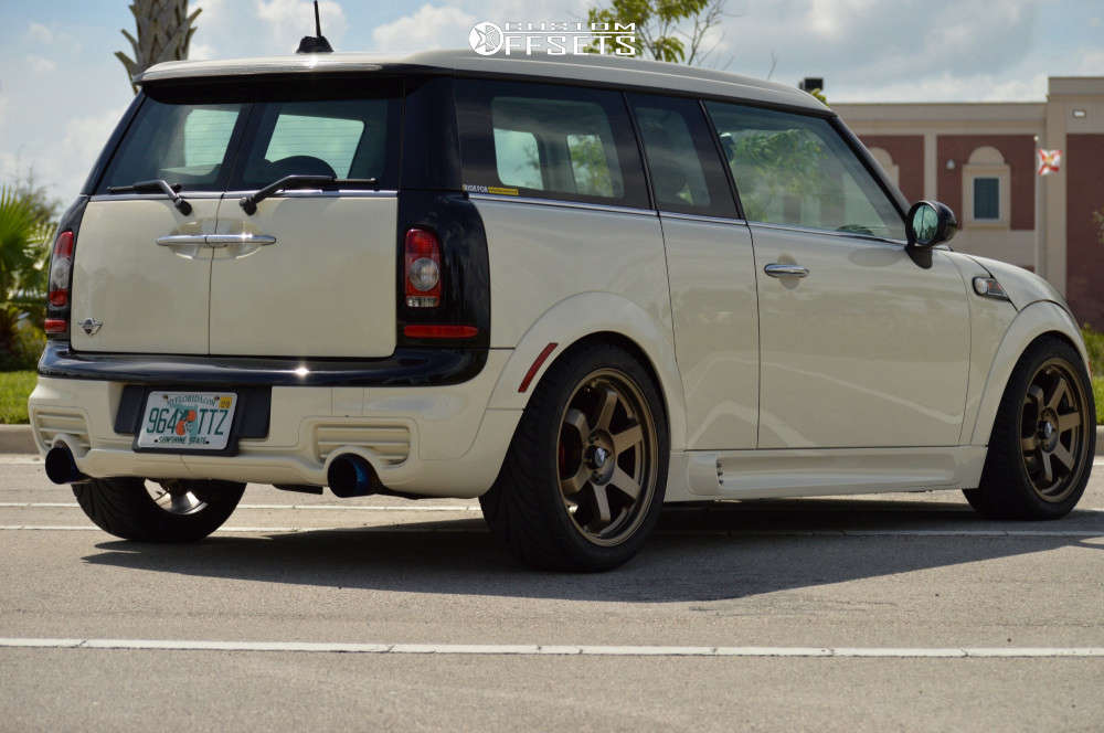 2010 Mini Cooper with 17x8 35 AVID1 AV6 and 235/40R17 Federal 595 Rs-r ...