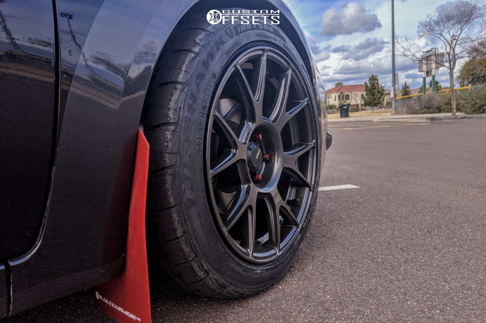 2009 Subaru Impreza with 17x9 40 Konig Ampliform and 235/45R17 ...