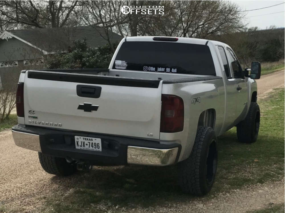 2010 Chevrolet Silverado 1500 with 20x12 44 American Truxx Bomb and