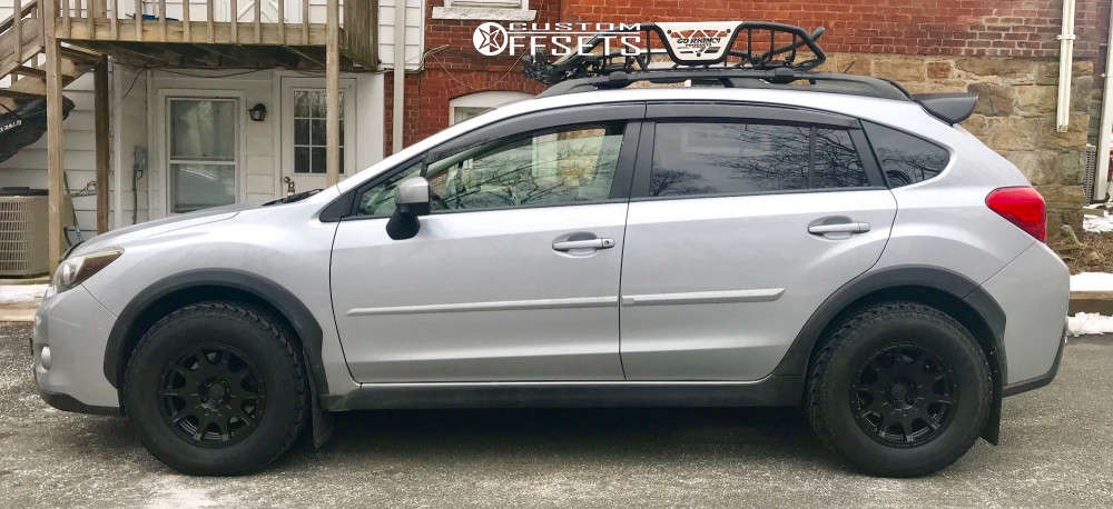 2015 Subaru XV Crosstrek with 15x7 15 Method Mr502 Vt-spec 2 and 215 ...