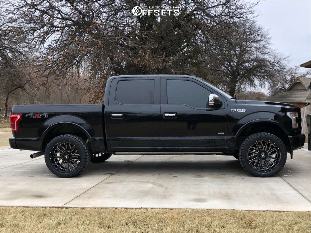 2017 Ford F-150 with 22x12 -44 Axe Offroad Ax2.0 and 35/12.5