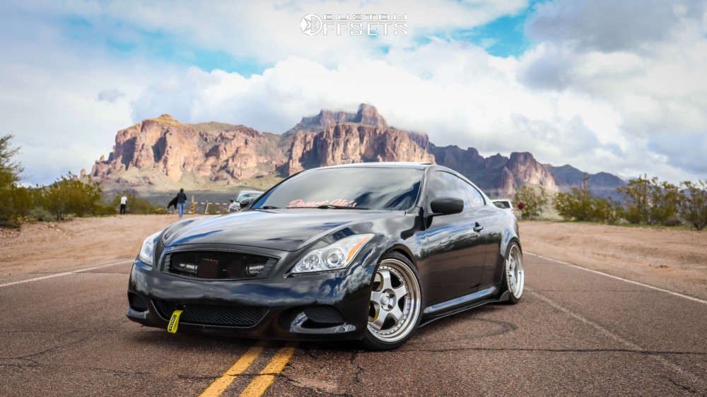 2008 Infiniti G37 Tucked Lowering Springs Custom Offsets