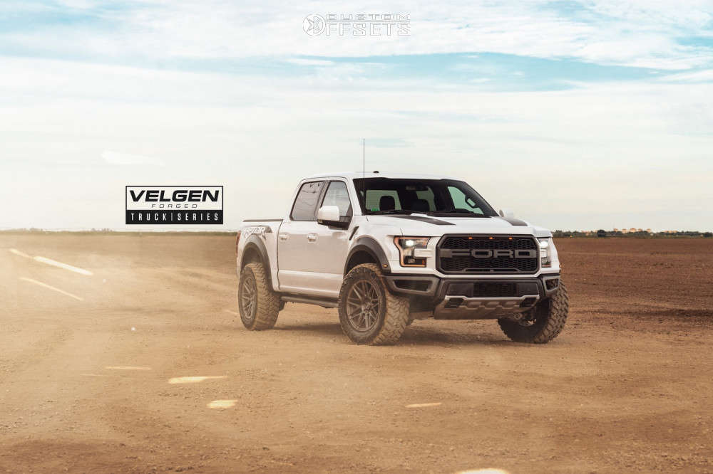 2018 Ford Raptor with 20x10 -5 Velgen Vft9 and 35/12.5R20 Nitto Terra ...