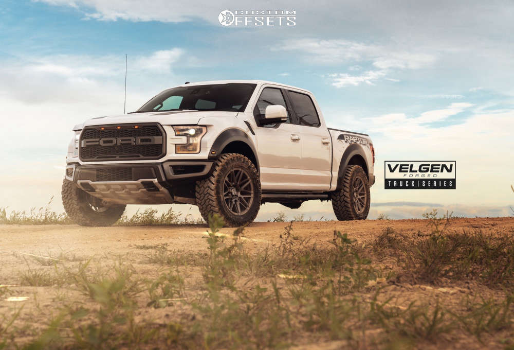 2018 Ford Raptor with 20x10 -5 Velgen Vft9 and 35/12.5R20 Nitto Terra ...