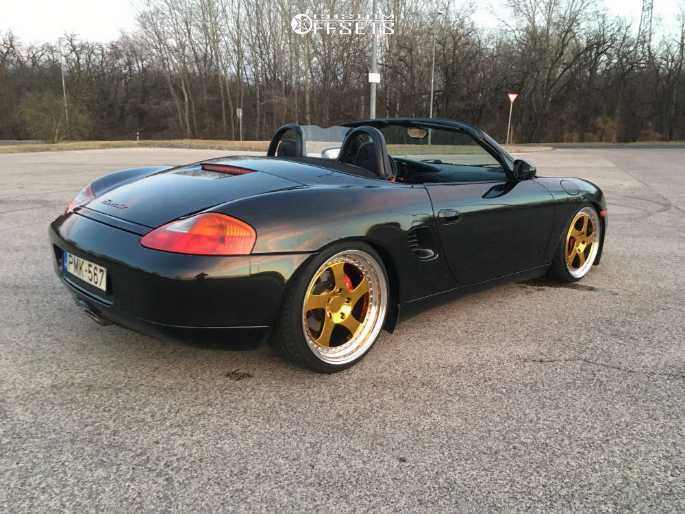 1998 Porsche Boxster with 19x8.5 25 Rotiform Tmb and 215/35R19 Hankook ...