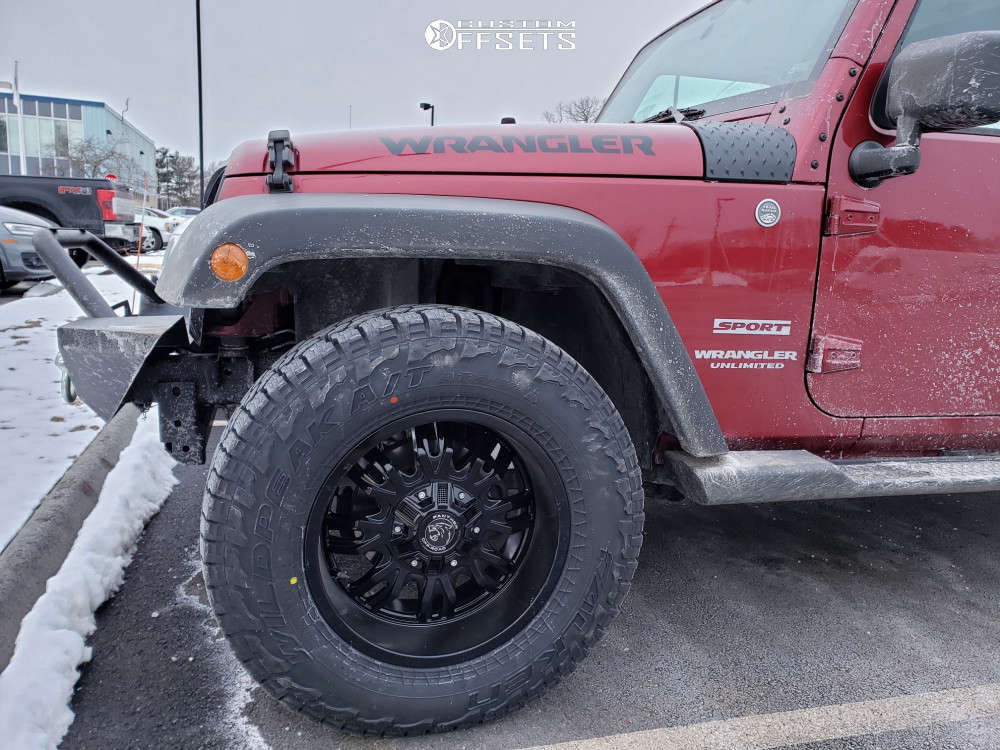 2011 Jeep Wrangler with 18x9 -12 Panther Offroad 580 and 325/60R18 ...