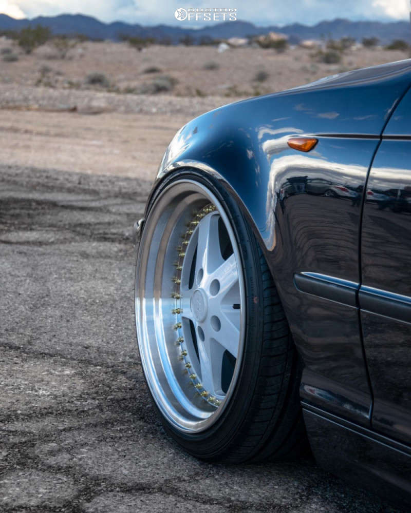 2002 BMW 325i with 18x9.5 22 ESR SR04 and 225/40R18 Kumho Ecsta and Air ...