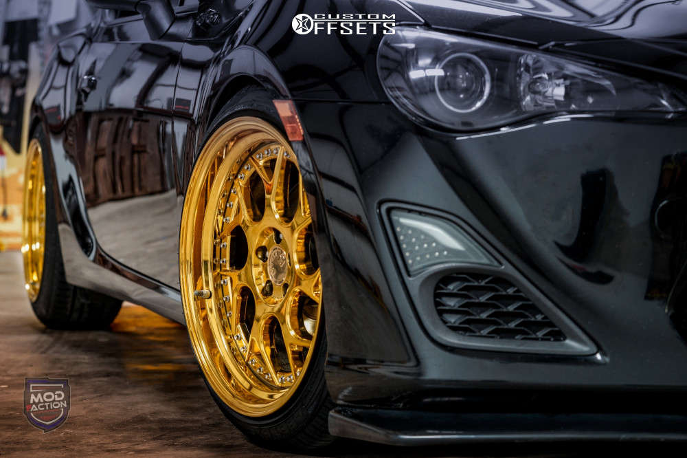 2013 Scion FR-S with 18x9.5 35 Aodhan DS01 and 225/40R18 Zeetex