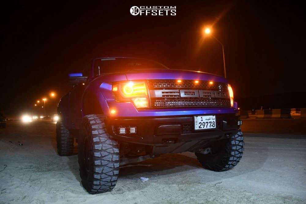 2014 Ford Raptor with 17x8.5 7 Fuel Jm2 and 40/13.5R17 Nitto Mud ...