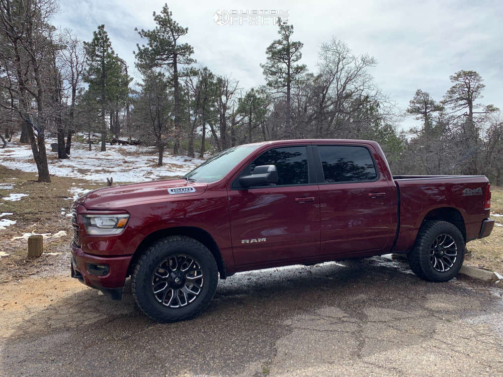 2019 Ram 1500 with 20x9 1 Fuel Warrior and 295/60R20 Falken Wildpeak ...