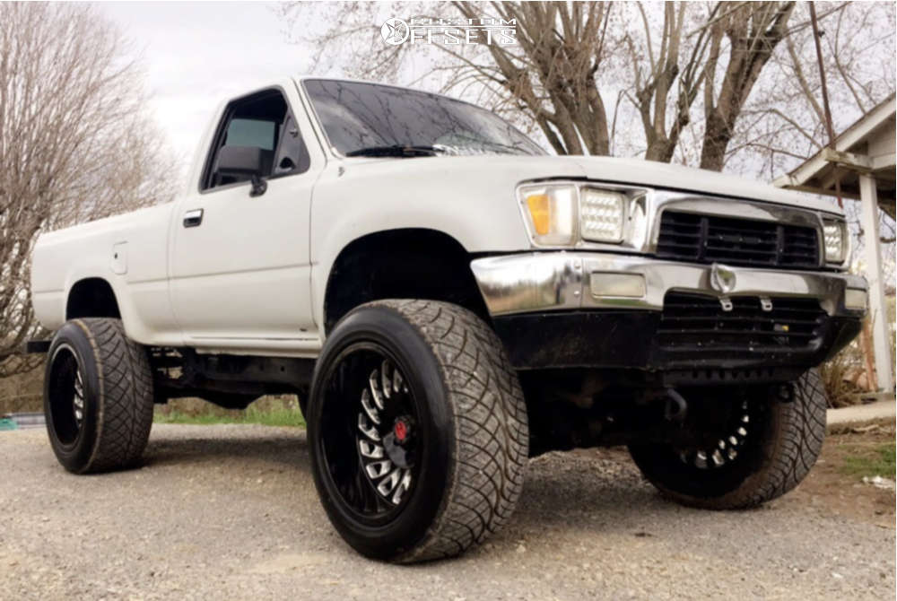 1989 Toyota Pickup with 20x12 51 Cali Offroad Switchback and 305/50R20 Nitto NT420V and