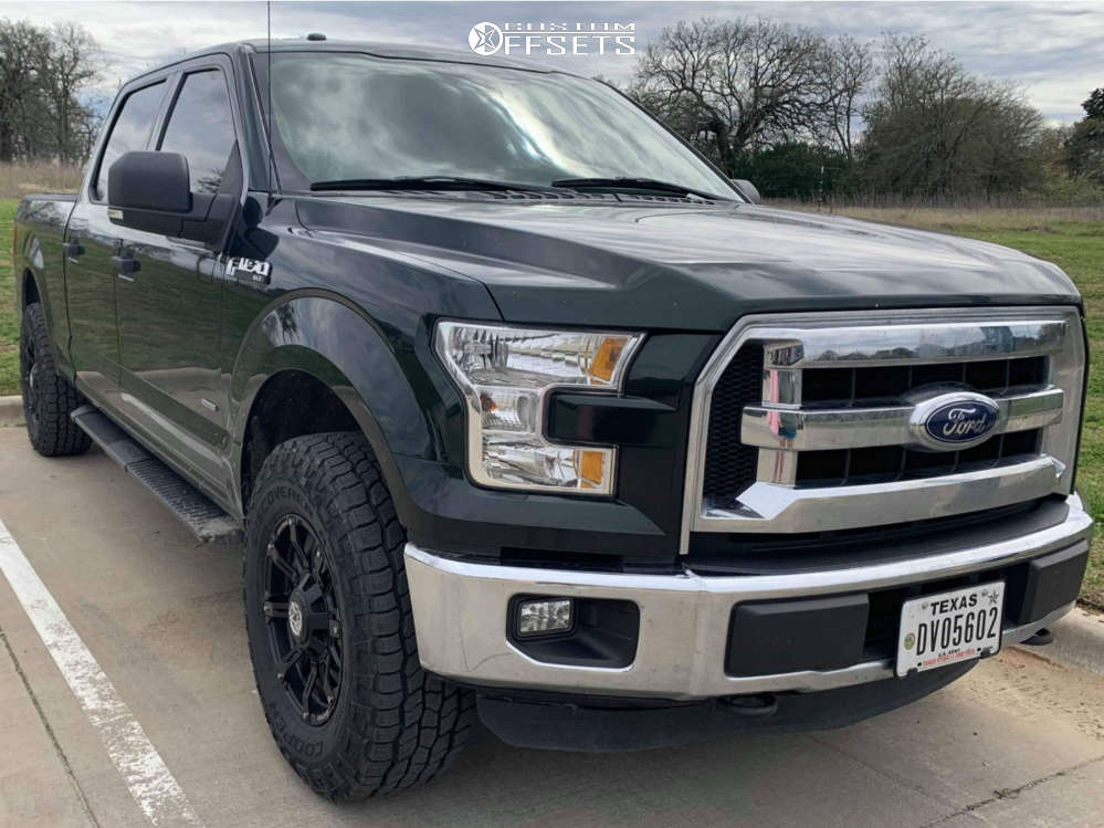2015 Ford F-150 with 18x9 18 Anthem Off-Road Defender and 295/70R18 ...