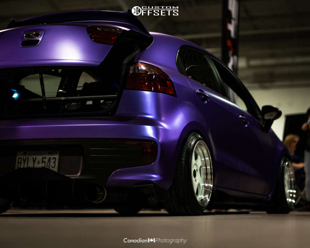 2016 Kia Rio with 16x9 20 JNC Jnc034 and 195/45R16 Nexen Nfera Su1