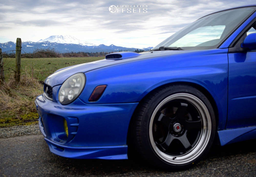 2002 Subaru WRX Wheel Offset Poke Coilovers | 646634 | Custom Offsets