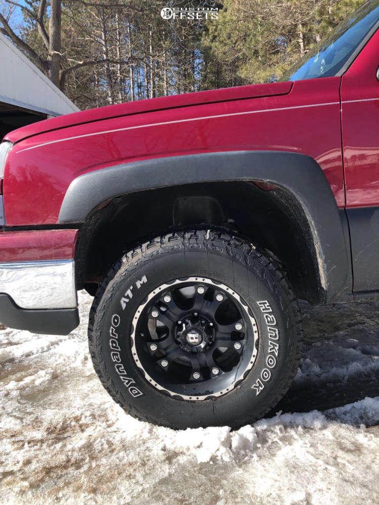 2006 Chevrolet Silverado 1500 with 18x9 -12 Ballistic Hostel and 325 ...