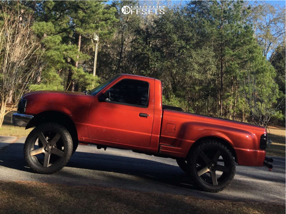 1999 Ford Ranger with 22x8.5 35 DUB Baller and 33/12.5R22 Haida Mud ...