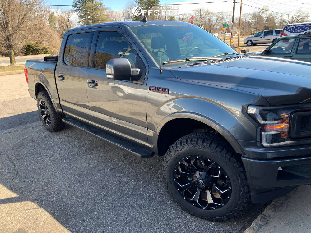19 Ford F 150 Wheel Offset Aggressive 1 Outside Fender Air Suspension Custom Offsets