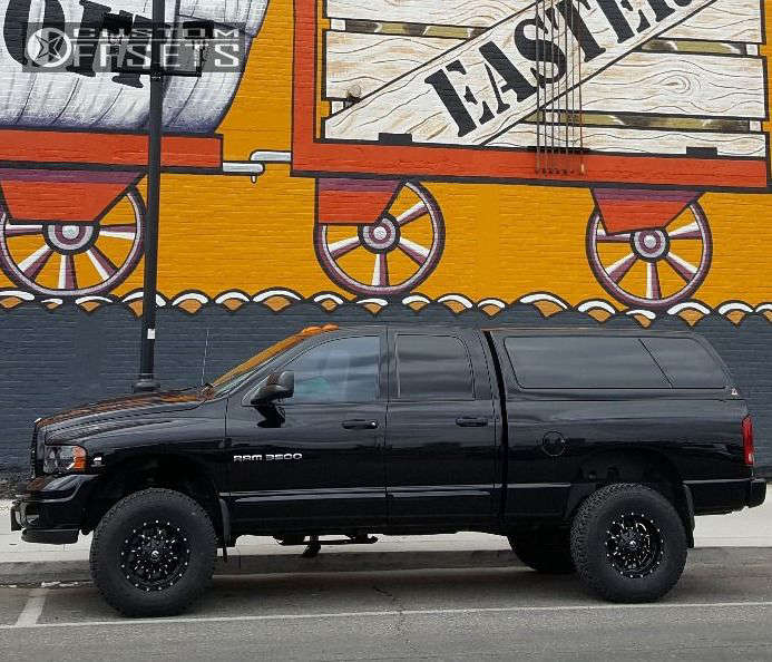 2003 Dodge Ram 3500 with 17x9 12 Fuel Krank and 315/70R17 BFGoodrich
