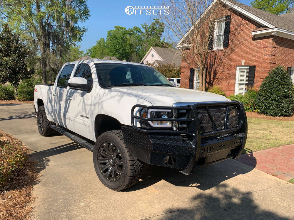 2013 GMC Sierra 1500 with 20x10 -19 TIS 534B and 285/55R20 Toyo Tires ...