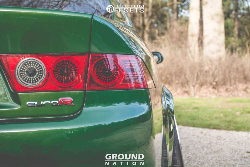 2003 Honda Accord with 18x9.5 20 Work Meister L1 3p and 225/40R18