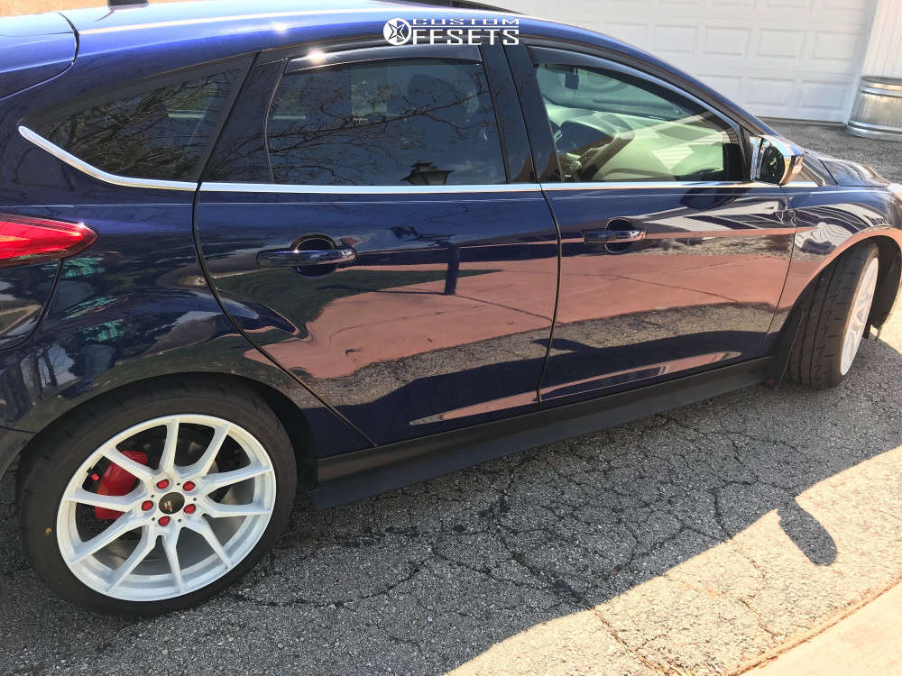 2017 Ford Focus with 18x8.5 40 Option Lab R716 and 255/35R18 Firestone ...