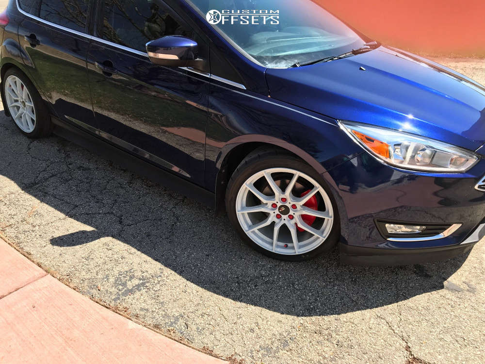 2017 Ford Focus with 18x8.5 40 Option Lab R716 and 255/35R18 Firestone ...