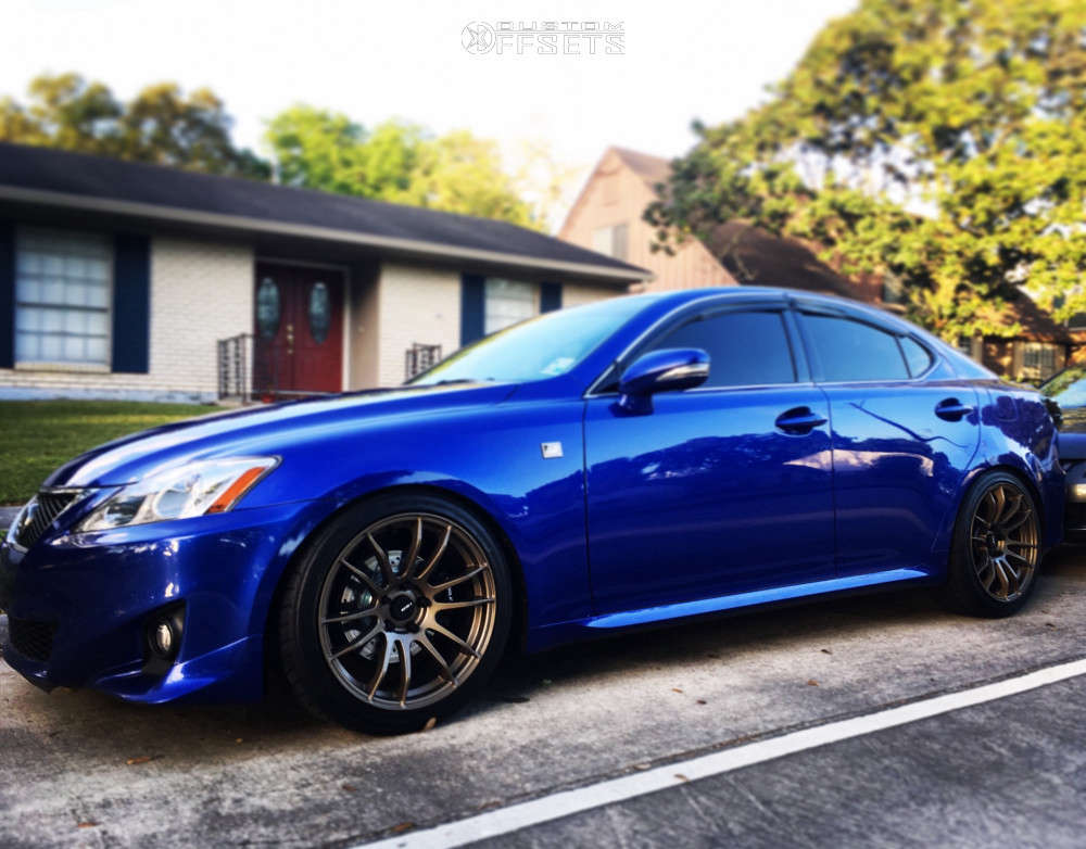 2011 Lexus IS250 with 18x8.5 33 AVID1 AV20 and 235/40R18 Nitto Neo