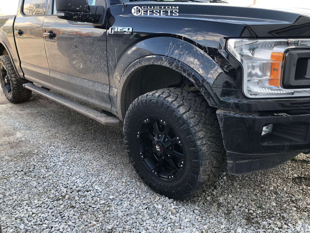 2018 Ford F-150 with 18x9 -12 Ballistic Morax and 33/12.5R18 Nitto ...