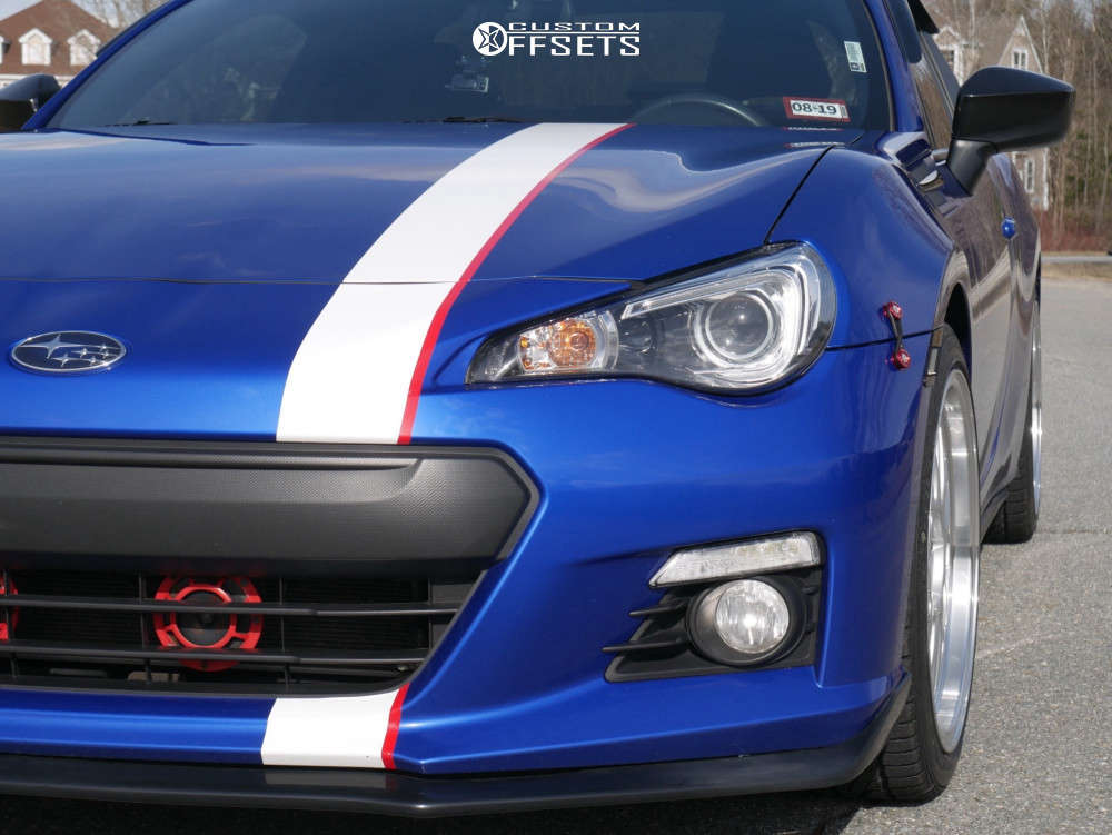 2015 Subaru BRZ with 18x8 34 JNC JNC005 and 225/40R18 Falken Ziex