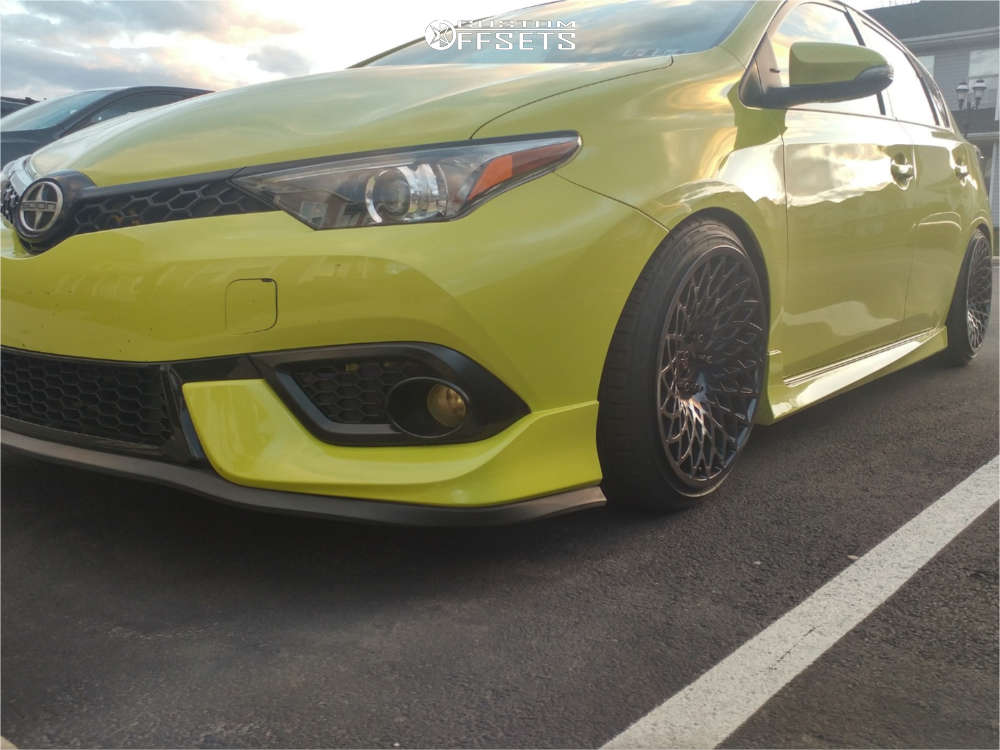 2016 Scion IM with 18x9.5 35 AVID1 AV60 and 215/40R18 Falken Ziex