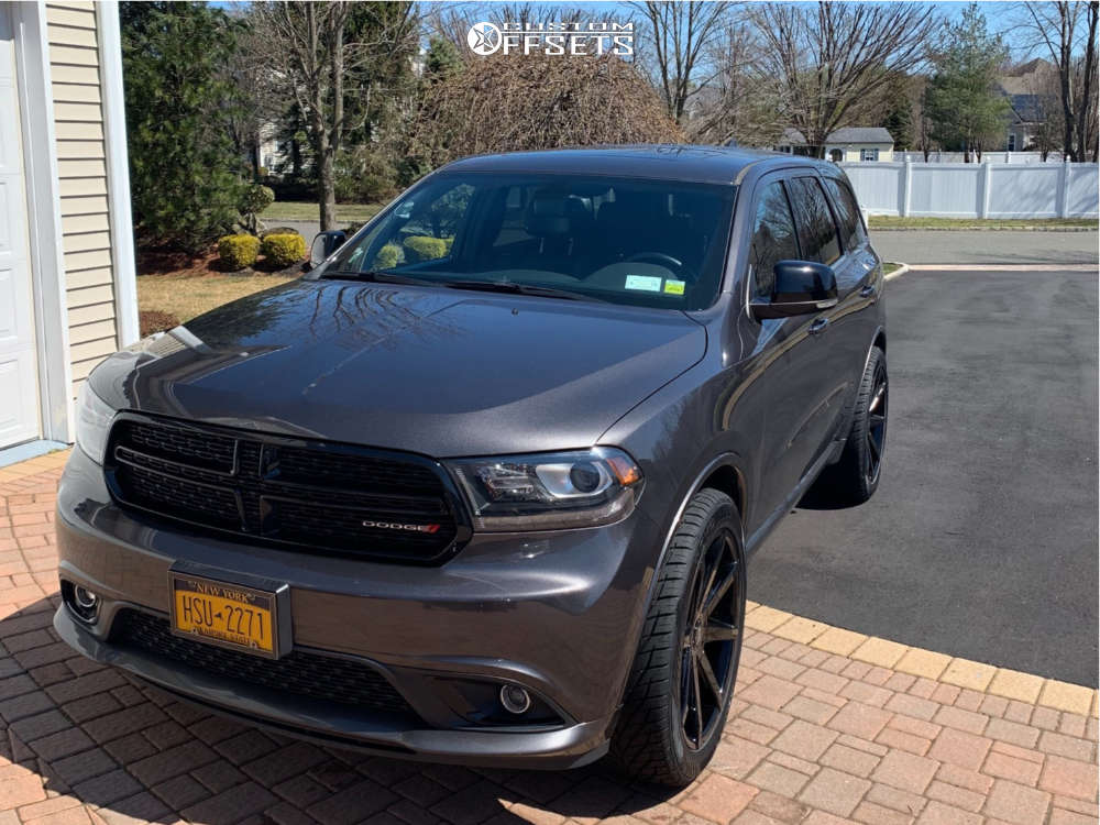 2014 Dodge Durango with 22x9.5 32 DUB Push and 285/45R22 Toyo Tires ...