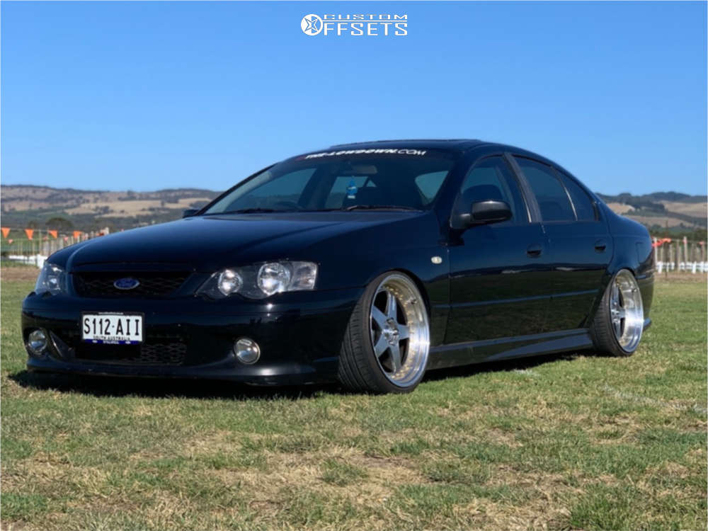 2004 Ford Falcon XR6 with 19x9.5 25 Rotiform Roc and 235/35R19