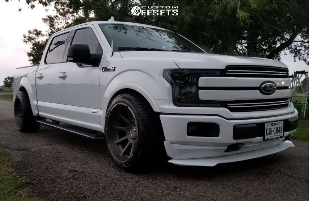 2018 Ford F-150 with 22x12 -44 V-Rock Tactical and 305/40R22 Toyo