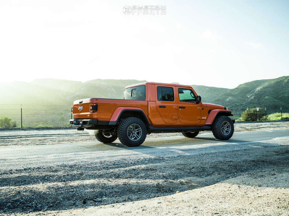 2019 Jeep Gladiator with 17x9 -6 VenomRex Vr501 and 285/70R17