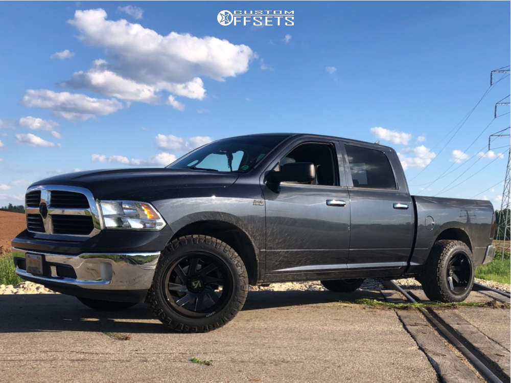 2013 Ram 1500 with 20x12 -51 ARKON OFF-ROAD Lincoln and 33/12.5R20 ...