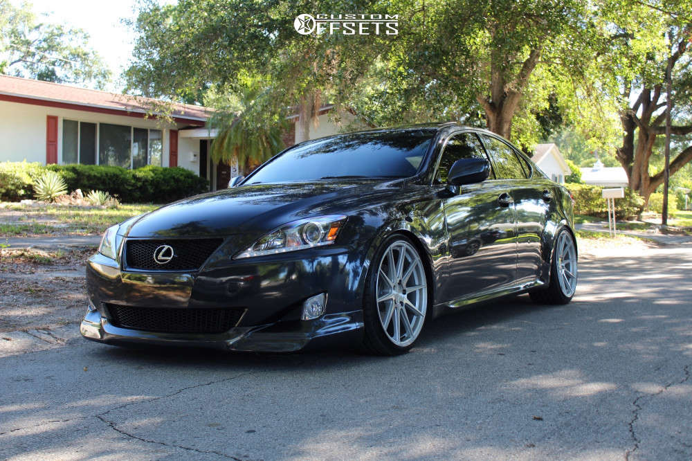 2008 Lexus IS250 with 19x8.5 30 Vertini Rf1.3 and 215/35R19