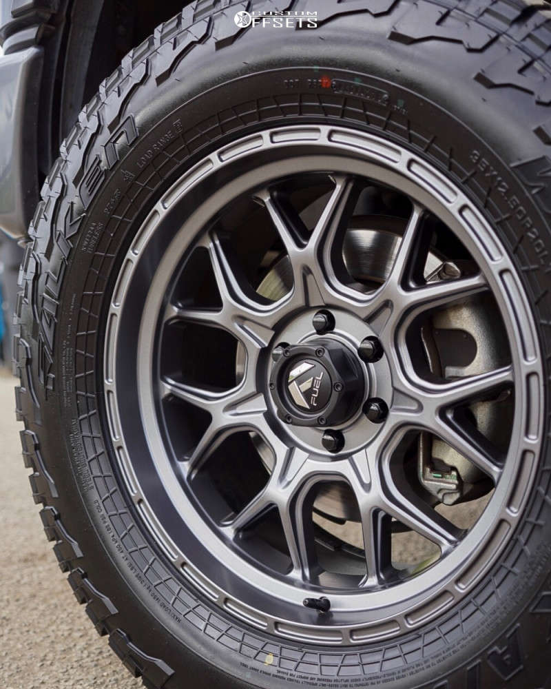 2015 Ford F150 with 20x9 1 Fuel Tech and 35/12.5R20 Falken Wildpeak